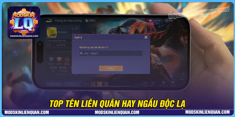 TOP Tên liên quân hay đáng đặt cho phù hợp cho bạn